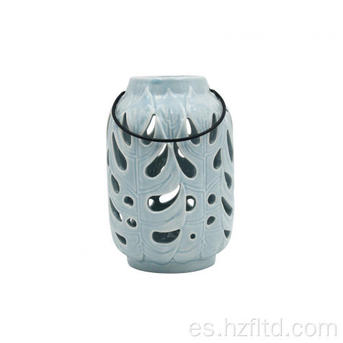 Candelador de moda de Sky Blue Classic con mango